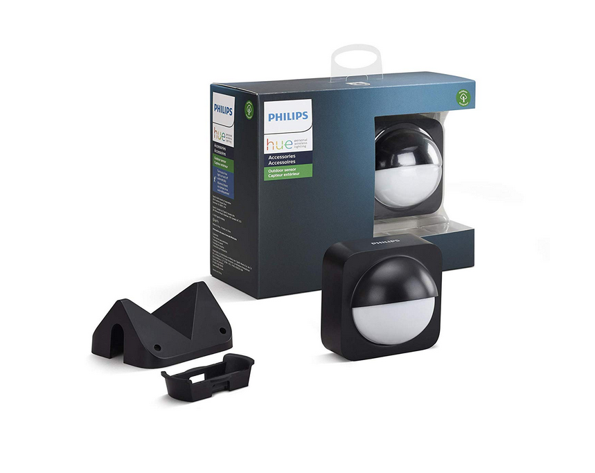 Philips Hue Dusk-to-Dawn Outdoor Motion Sensor for Smart Home,