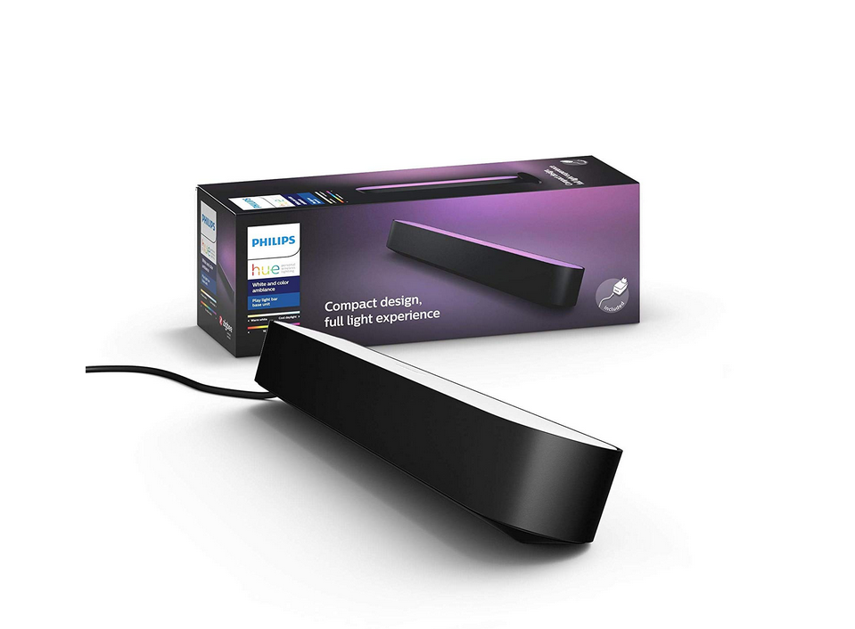 Philips - Hue Play White & Color Ambiance Smart LED Bar Light - Black (Single Pack)