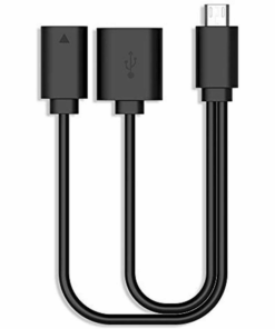 Micro USB Host OTG Adapter Cable Micro USB to USB For Smart TV, Compatible with Rii Keyboards, Logitech Keyboards, and Nintendo Switch