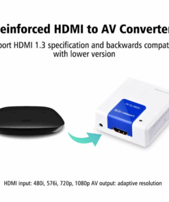 Ugreen HDMI to RCA AV Converter 1080P HDMI to AV Video Adapter HDMI Connector For Android TV Smart Box Laptop Chromecast PC PS3