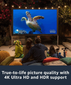 Alternative view of Amazon Fire TV with 4K Ultra HD, HDR with Alexa Voice Remote Streaming Media Player Dual-band MIMO 802.11ac Wi-Fi - BLACK (Pendant Design)