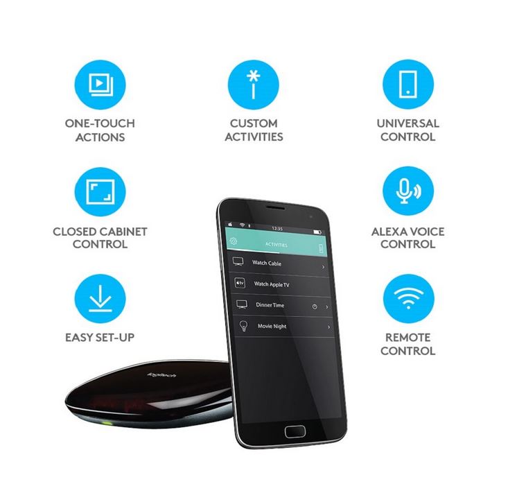 Logitech Harmony Smart Home Hub , works with Alexa & Google Home Assistant - Image 2