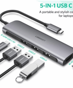 Alternative view of UGREEN USB Hub, Type C 3.1 Adapter Dock with 4K HDMI for MacBook Pro , Dell XPS , HP Spectre/Envy, Lenovo Yoga , Chromebook, Galaxy