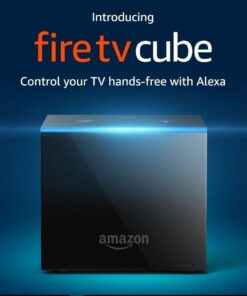 Fire TV Cube, hands-free with Alexa and 4K Ultra HD (includes all-new Alexa Voice Remote), Streaming Media Player