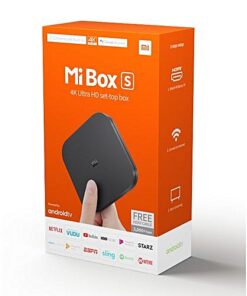 XIAOMI Mi Box S 4K HDR Android TV 8.1 with Google Assistant Remote - Wi-Fi - Bluetooth 4.2  2GB RAM 8 GB Memory  - Black