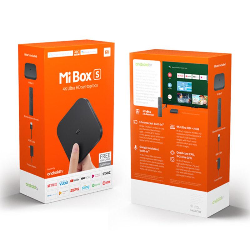 XIAOMI Mi Box S 4K HDR Android TV 8.1 with Google Assistant Remote - Wi-Fi - Bluetooth 4.2 2GB RAM 8 GB Memory - Black - Image 3