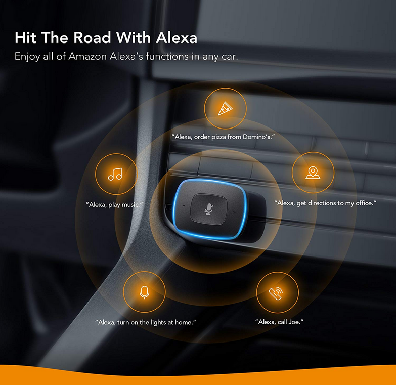Roav VIVA, by Anker, Alexa-Enabled 2-Port USB Car Charger for In-Car Navigation, Hands-Free Calling and Music Streaming - Image 2