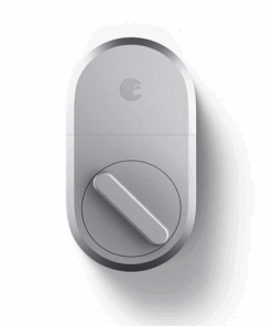 August Smart Lock, 3rd Gen technology - Silver, Works with Alexa