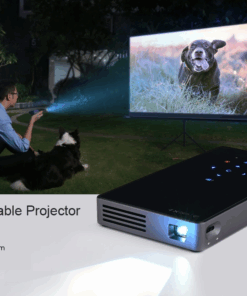 AUN Android 7.1 WIFI, Bluetooth, HDMI, Home Theater 2G+32G Mini D5S Smart Projector
