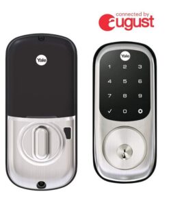 Alternative view of Yale Security YRD226-CBA-619 Assure Connected by August Touchscreen Smart Lock, Satin Nickel