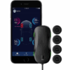 ZUS AccurateTemp Smart Tire Safety Monitor, TPMS with APP, Slow Leak Detection, Real Time Pressure & Temperature Alerts, Tire Pressure Monitoring System with 4 Upgraded External Cap Sensors