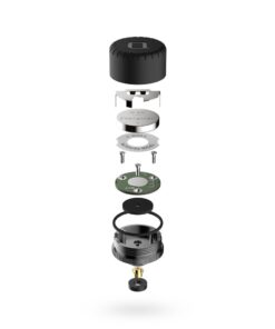 Alternative view of ZUS AccurateTemp Smart Tire Safety Monitor, TPMS with APP, Slow Leak Detection, Real Time Pressure & Temperature Alerts, Tire Pressure Monitoring System with 4 Upgraded External Cap Sensors