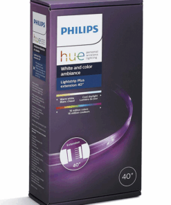 Philips Hue LightStrip Plus Dimmable LED Smart Light Extension (Requires Lightstrip Base & Hue Hub, Works with Alexa, HomeKit & Google Assistant)
