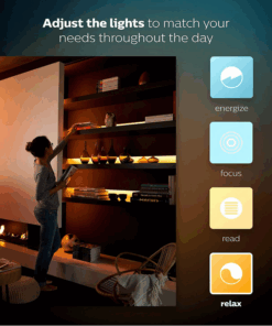 Alternative view of Philips Hue White and Color Ambiance LightStrip Plus Dimmable LED Smart Light (Requires Hue Hub, Works with Alexa, HomeKit & Google Assistant)