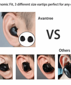 Alternative view of Avantree Mini Bluetooth Earbud, Featuring Invisible Earpiece, Snug Fit, Right Ear Use Only, Not for Call, Small Wireless Earphone for Motorcycle Riding, GPS, Podcasts, AudioBooks and Music-Two Pack