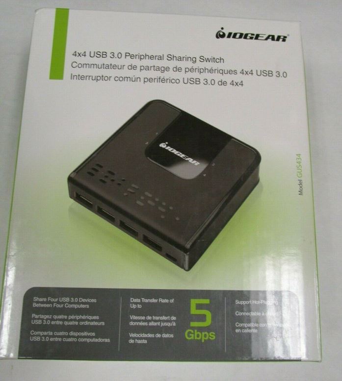 IOGEAR 3.0/4 Port Peripheral Sharing Switch (GUS434) - Image 4