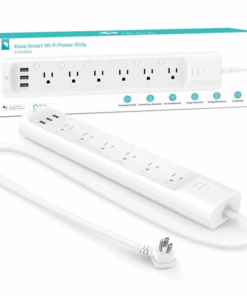 Kasa Smart WiFi Power Strip by TP-Link - 6 Outlet Surge Protection, Works with Alexa Echo & Google (HS300)