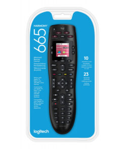 Logitech - Harmony 665 10-Device Universal Remote Control - Black ( Open Box)