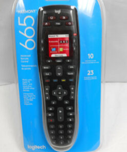Alternative view of Logitech - Harmony 665 10-Device Universal Remote Control - Black ( Open Box)