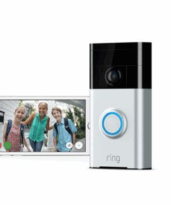 Alternative view of Ring Video Doorbell with HD Video, Motion Activated Alerts, Easy Installation - Satin Nickel