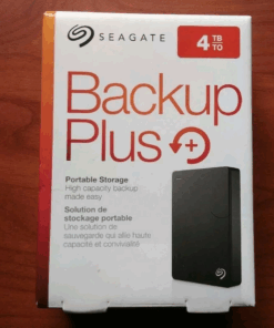 Seagate Backup Plus Portable 4TB External Hard Drive HDD – Black USB 3.0 for PC Laptop and Mac (Open Box)