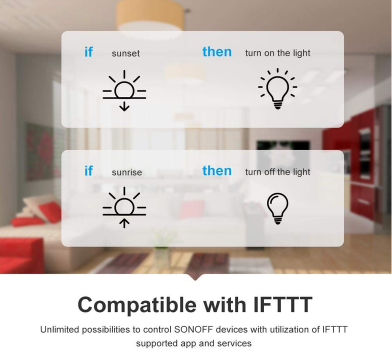 SONOFF Basic R3 10A Smart WiFi Wireless Light Switch,DIY Module for Developers, Compatible with Alexa & Google Home Assistant, Works with IFTTT, No Hub Required - Image 3
