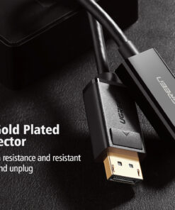 Alternative view of Ugreen 4K DisplayPort to HDMI Cable Adapter DP Converter For Projector HDTV 1080P