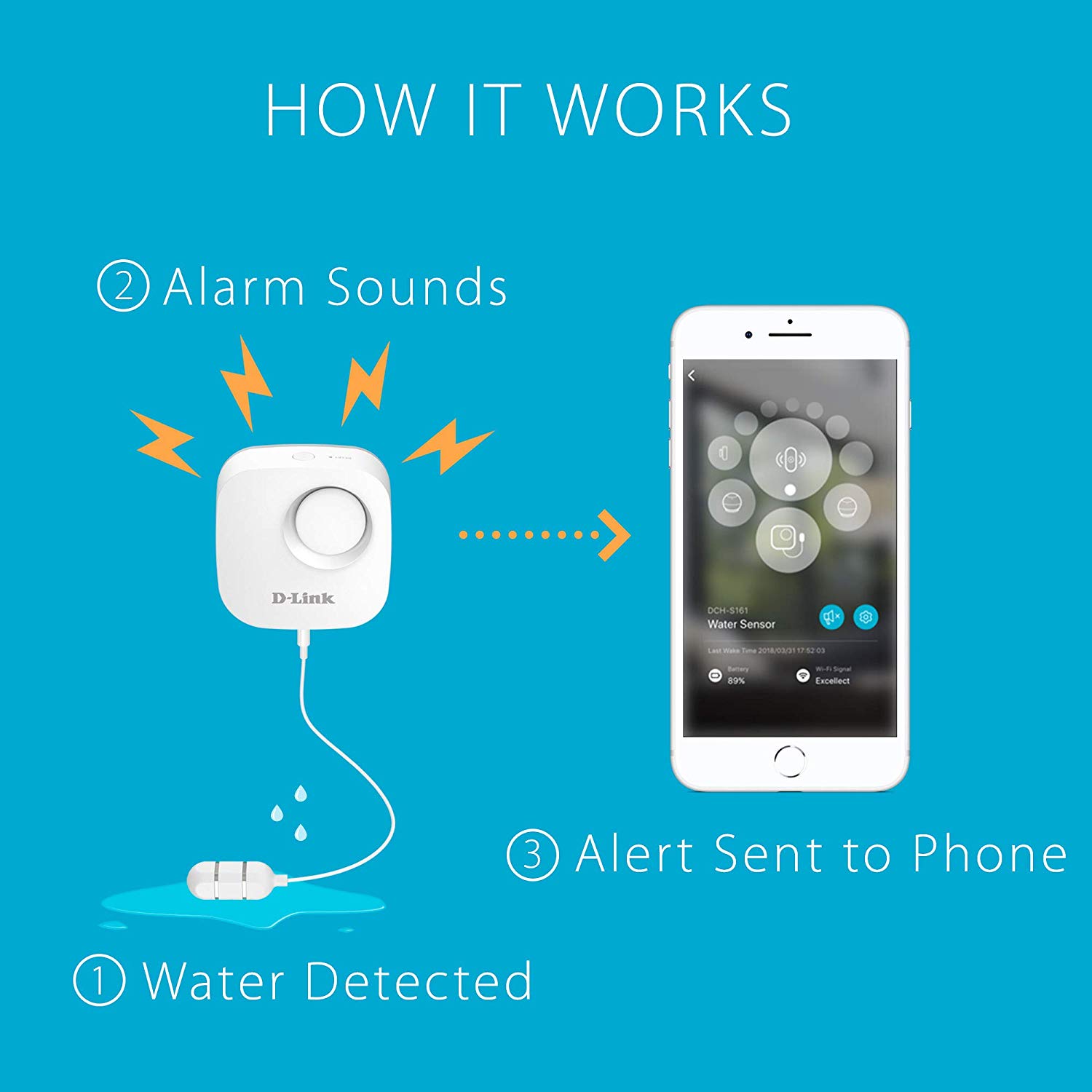 D-Link DCH-S161 Wi-Fi Water Sensor - Image 7