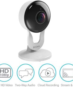 D-Link Full HD 1080p WiFi Indoor Security Camera/Cloud Recording, 2-way Audio, Motion Detection & Night Vision/ Amazon Alexa (Echo Show/Echo Spot/Fire TV), Google Assistant (Chromecast)