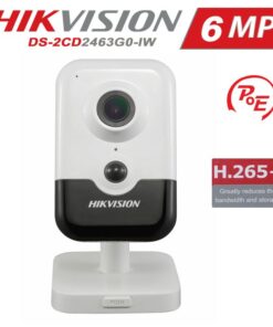 Hikvision Wi-Fi 6MP Cube Network Camera PIR DS-2CD2463G0-IW (2.8mm/4 mm) IR Fixed
