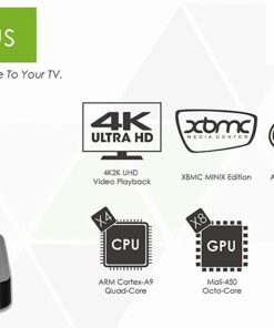Alternative view of Minix Neo X8 Plus Streaming Media Player Black