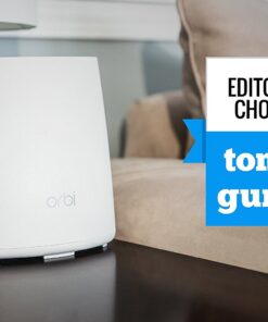 Alternative view of Netgear Orbi RBK40 AC2200 Tri-Band Home Wi-Fi System with Router and Satellite Extender (White)