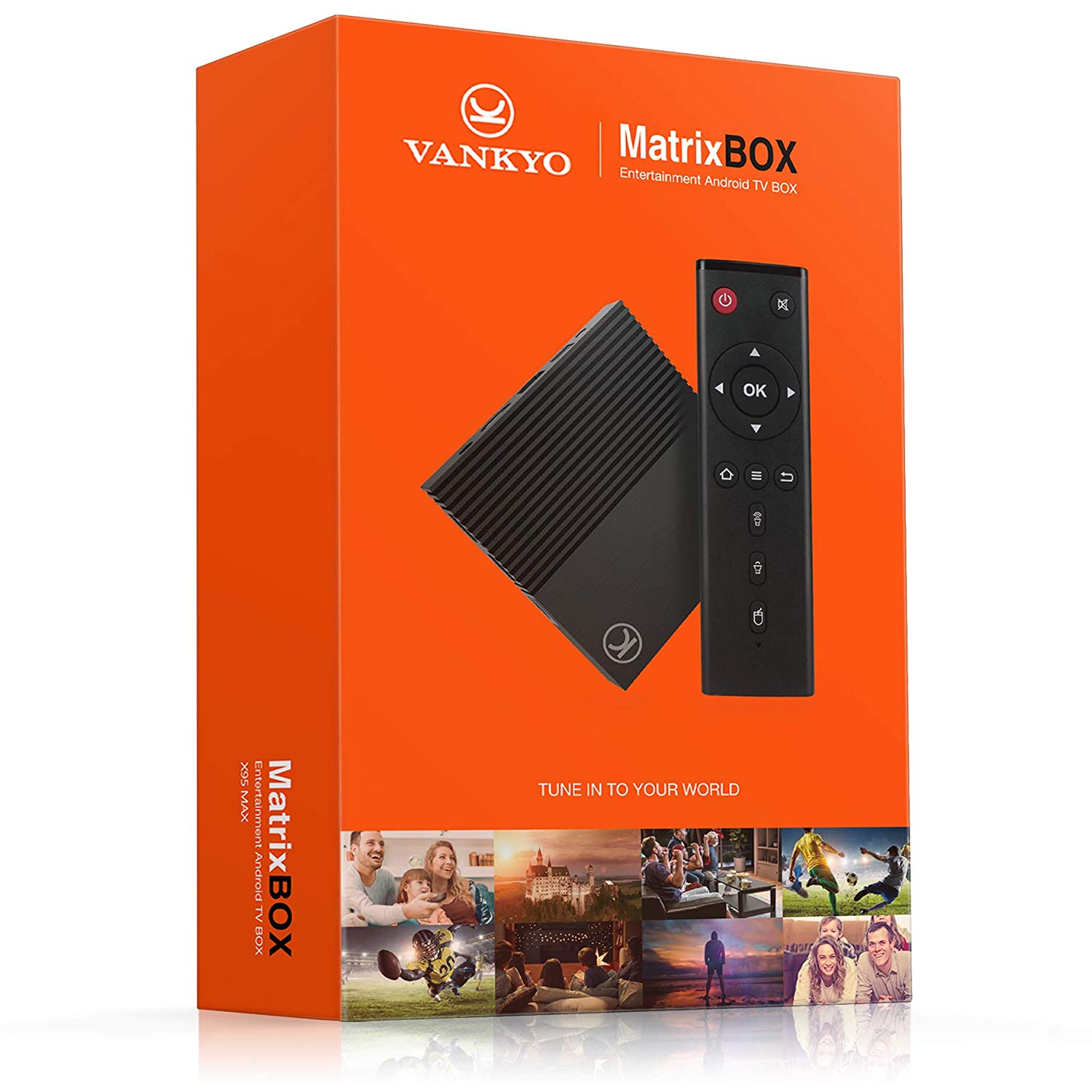 VANKYO MatrixBox X95 Max 4K Android 9.0 TV Box, Ultra HD 4GB RAM 64GB ROM TV Streaming Player