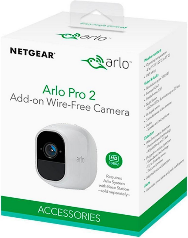 Arlo Pro 2 – Add-on Camera | Rechargeable, Night vision, Indoor/Outdoor, HD Video 1080p, Two-Way Talk, Wall Mount | Cloud Storage Included | Works with Arlo Pro Base Station (VMC4030P) - Image 5
