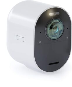 Alternative view of Arlo Ultra 4K UHD & HDR Smart Home Security Camera System, Indoor/Outdoor Security Cameras with Colour Night Vision, 180 Degree View, 2-Way Audio, Spotlight, Siren