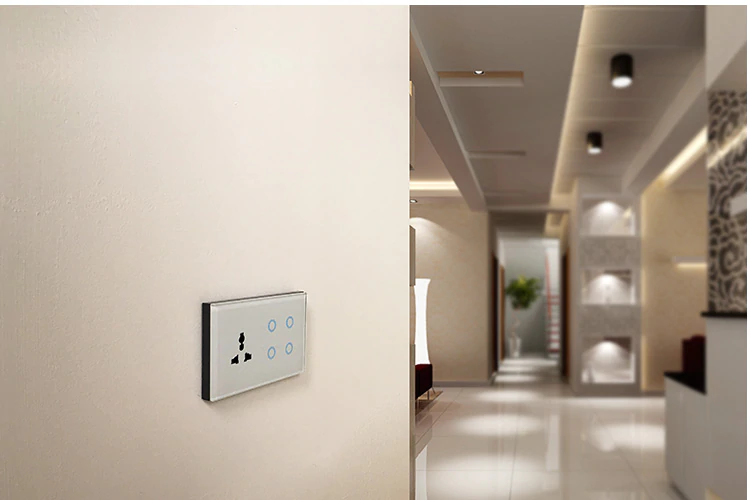WIFI Socket with 4 Gang WIFI Switch 600W,WIFI Intelligent Wall Socket 16A,compatible Alexa,Google assistant - Image 4