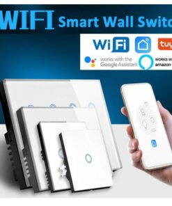 WIFI Smart Wall  Switch-Touch Panel works with Alexa and Google Home.