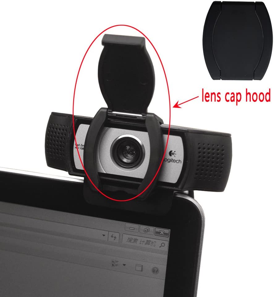 Privacy Shutter Protects Lens Cap Hood Cover for Logitech HD Pro Webcam 920 & C930e & C922X Pro