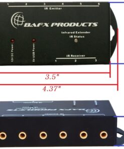 IR Repeater Kit -IR Remote Control Extender, Controls 1 to 8 Devices (Expandable to 12!)