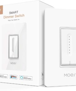 MOES WiFi Smart Light Dimmer Switch,Compatible with Alexa Google Home for Voice Control,No Hub Required