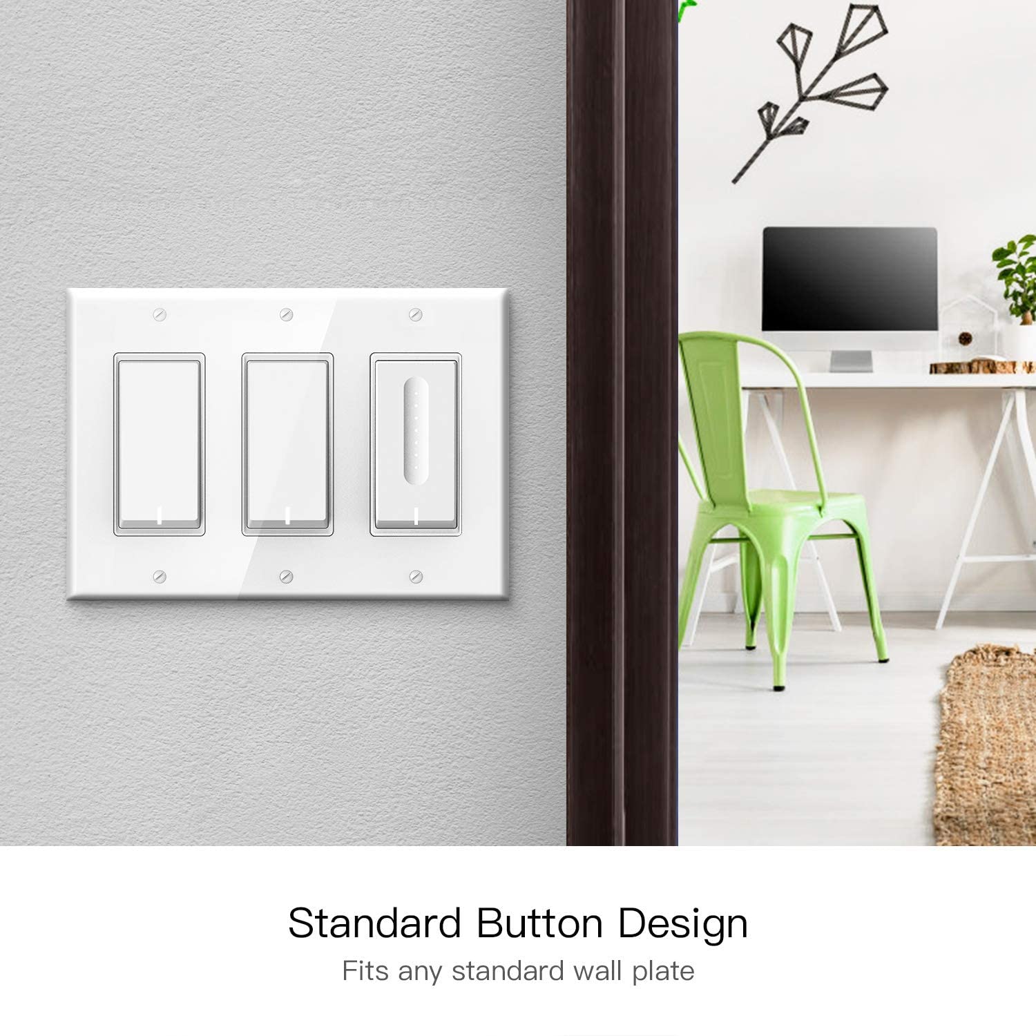 MOES WiFi Smart Light Dimmer Switch,Compatible with Alexa Google Home for Voice Control,No Hub Required - Image 9