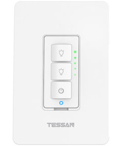 Tessan STD02 3-Way Smart Dimmer Switch (White) working with Amazon Alexa, Google Assistant