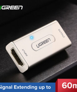 UGREEN HDMI Extender Signal Booster Active HDMI to HDMI Connector Repeater Female to Female up to 150ft Lossless Transmission, Supports 1080P