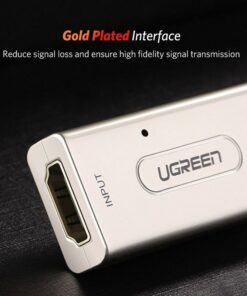 Alternative view of UGREEN HDMI Extender Signal Booster Active HDMI to HDMI Connector Repeater Female to Female up to 150ft Lossless Transmission, Supports 1080P