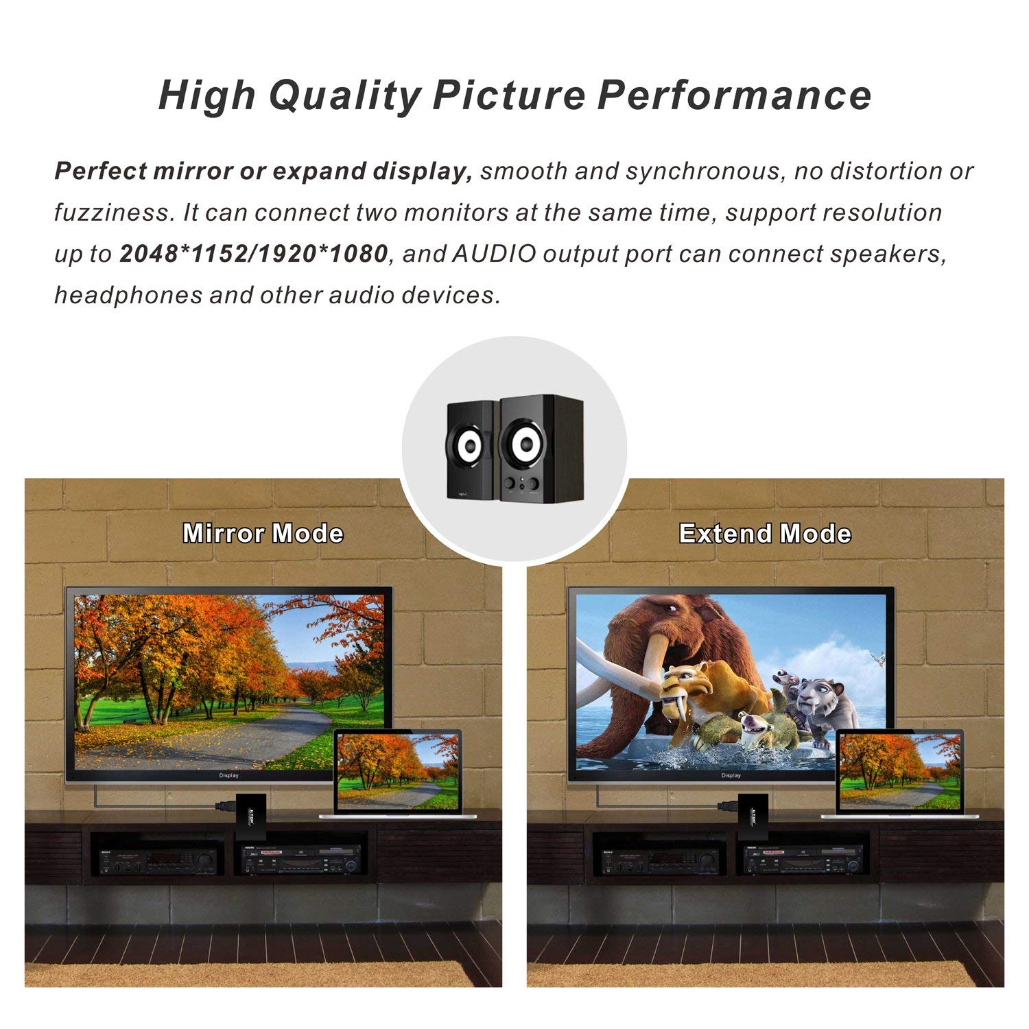 - Multi Monitor Adapter 2048x1152 for PC, Mac Graphics Card Adaper - 2048x1152 PC,Mac - USB to HDMI DVI - Image 6