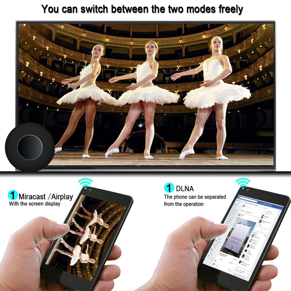 WiFi Display Dongle, Wireless Display Receiver for iOS iPhone iPad/Android Smartphones/ Windows/ Macbook - Image 7