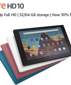 Fire HD 10 Tablet (10.1" 1080p full HD display, 32 GB) – Black