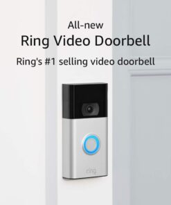 Ring Video Doorbell – 2nd Gen, 2020 release – 1080p HD video, Improved Motion Detection