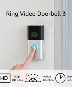 Alternative view of Ring Video Doorbell 3 – enhanced WiFi, Improved Motion Detection,
