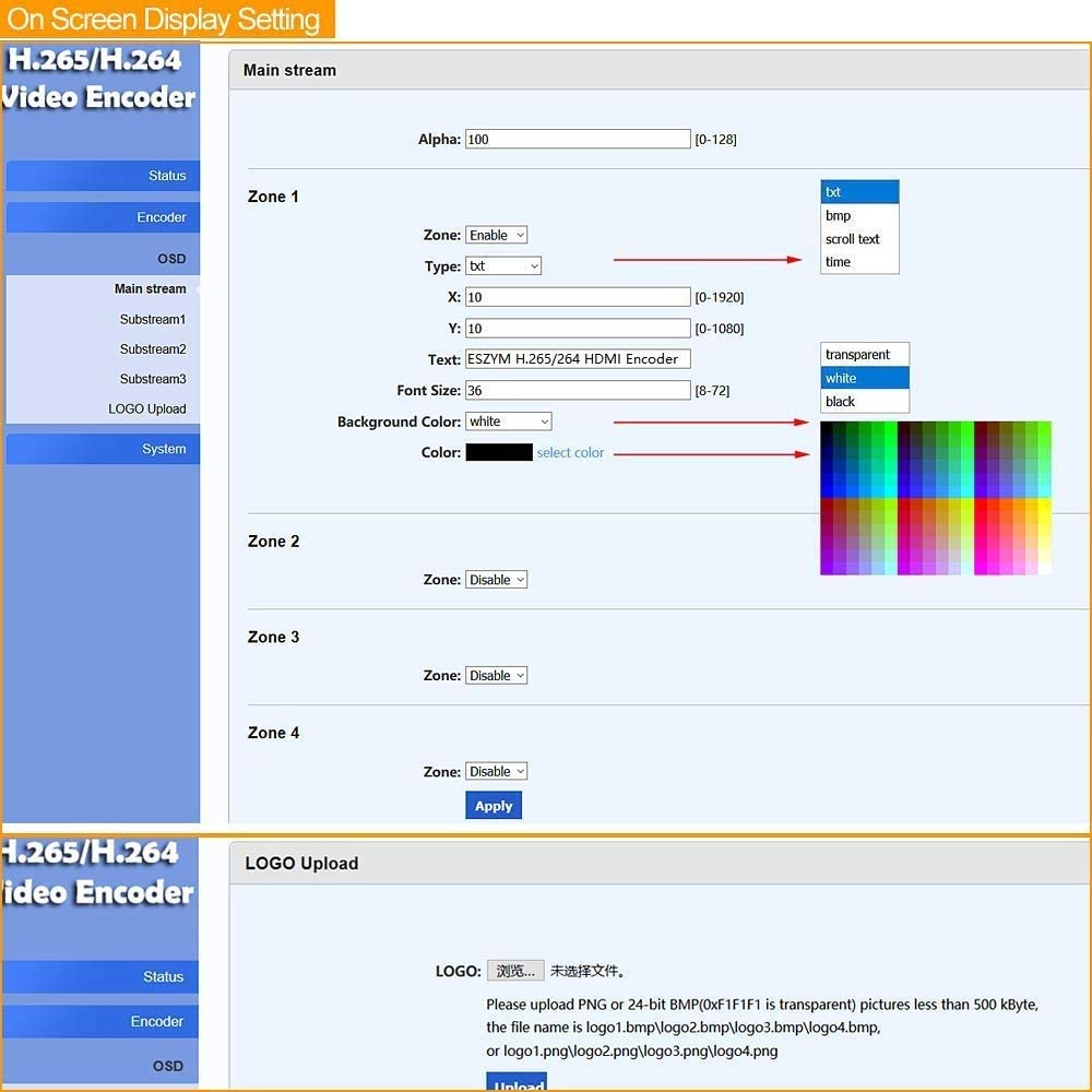 H.265/H.264 HDMI Video Encoder for Live Stream Broadcast on Facebook YouTube Ustream Wowza Streaming Platforms.Support RTMP/RTMPS/RTSP/UDP/RTP/HTTP/Onvif/m3u8/FLV,HDMI to IP Encoder - Image 8